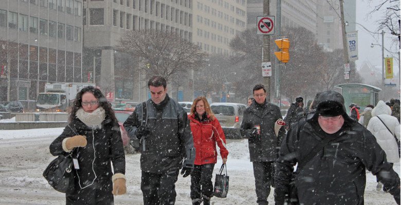 Barrie Ontario Wintry Mix