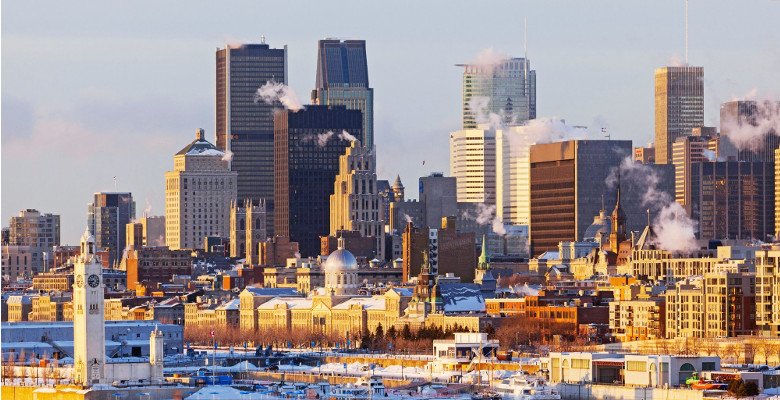 Montreal Quebec Snowy Winter